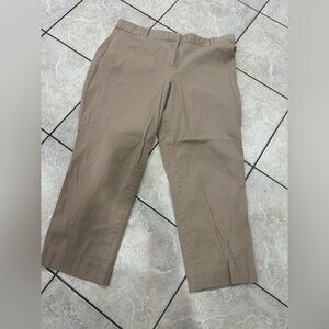 Talbots Khaki Straight-Leg Chinos